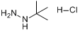 CAS:7400-27-3_叔丁基肼盐酸盐的分子结构