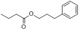 CAS:7402-29-1_丁酸-3-苯丙酯的分子结构