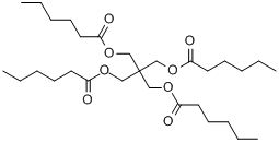 CAS:7445-47-8_二己酸-2,2-二[[(己酰基)氧]甲基]-1,3-二丙酯的分子结构