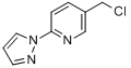 CAS:748796-39-6_5-(氯甲基)-2-(1H-吡唑-1-基)吡啶的分子结构