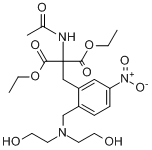 CAS:74980-12-4_2-乙酰氨基-2-{2-[(二(&beta的分子结构