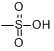 CAS:75-75-2_甲基磺酸的分子结构
