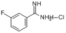 CAS:75207-72-6_3-氟苄脒盐酸盐的分子结构