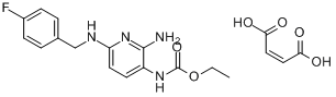 CAS:75507-68-5_马来酸氟吡汀的分子结构
