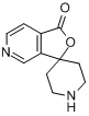 CAS:759452-96-5_螺[呋喃并[3,4-c]吡啶-3(1H),4'-哌啶]-1-酮的分子结构