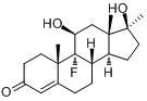 CAS:76-43-7_氟甲睾酮的分子结构