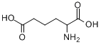 CAS:7620-28-2_D-2-氨基己二酸的分子结构