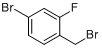 CAS:76283-09-5_4-溴-2-氟苄溴的分子结构
