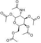 CAS:76375-60-5_D-半乳糖胺五乙酸酯的分子结构