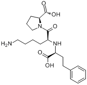 CAS:76547-98-3_赖诺普利的分子结构