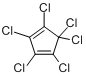CAS:77-47-4_六氯环戊二烯的分子结构