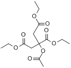 CAS:77-89-4_乙酰柠檬酸三乙酯的分子结构