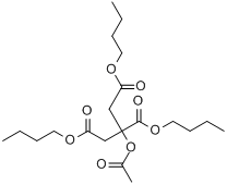 CAS:77-90-7_乙酰柠檬酸三丁酯的分子结构