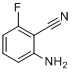 CAS:77326-36-4_2-氨基-6-氟苯腈的分子结构