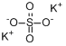 CAS:7778-80-5_硫酸钾的分子结构