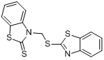 CAS:77860-11-8_3-[(2-苯并噻唑基硫代)甲基]-2-(3H)-苯并噻唑硫酮的分子结构