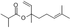 CAS:78-35-3_2-甲基-1-乙烯基-1,5-二甲基-4-己烯醇丙酸酯的分子结构
