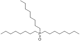 CAS:78-50-2_三正辛基氧膦的分子结构