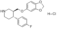 CAS:78246-49-8_盐酸帕罗西汀的分子结构