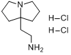 CAS:78449-85-1_四氢-1H-吡咯里嗪-7a(5H)-乙胺二盐酸盐的分子结构