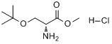 CAS:78537-14-1_O-叔丁基-D-丝氨酸甲酯盐酸盐的分子结构