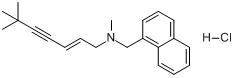 CAS:78628-80-5_盐酸特比萘芬的分子结构