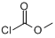 CAS:79-22-1_氯甲酸甲酯的分子结构