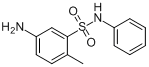 CAS:79-72-1_5-氨基-2-甲基-N-苯基苯磺酰胺的分子结构