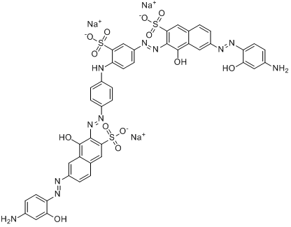 CAS:79057-88-8_C.I.直接黑173的分子结构