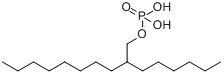 CAS:79490-59-8_2-己基-1-癸醇磷酸二氢酯的分子结构