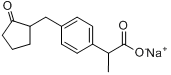 CAS:80382-23-6_洛索洛芬钠的分子结构