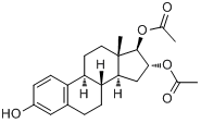 CAS:805-26-5_雌三醇16,17-二乙酸酯的分子结构