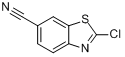 CAS:80945-83-1_2-氯-6-氰基苯并噻唑的分子结构