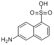 CAS:81-05-0_6-氨基-1-萘磺酸的分子结构