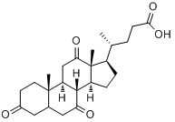 CAS:81-23-2_去氢胆酸的分子结构