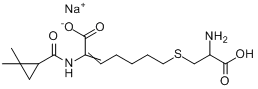 CAS:81129-83-1_西司他丁钠的分子结构
