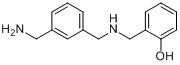 CAS:81155-58-0_[[[[3-(氨基甲基)苯基]甲基]氨基]甲基]苯酚的分子结构