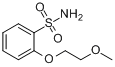 CAS:82031-33-2_2-(2-甲氧乙氧基)苯磺酰胺的分子结构