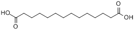 CAS:821-38-5_十四烷二酸的分子结构