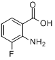 CAS:825-22-9_2-氨基-3-氟苯甲酸的分子结构