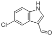 CAS:827-01-0_5-氯吲哚-3-甲醛的分子结构