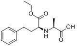CAS:82717-96-2_N-[1-(S)-乙氧羰基-3-苯丙基]-L-丙氨酸的分子结构