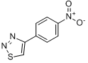 CAS:82894-98-2_4-(4-硝基苯基)-1,2,3-噻二唑的分子结构