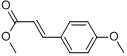 CAS:832-01-9_对甲氧基肉桂酸甲酯的分子结构