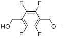 CAS:83282-91-1_四氟对甲氧基甲基苯甲醇的分子结构