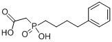 CAS:83623-61-4_[羟基(4-苯丁基)氧膦基]乙酸的分子结构