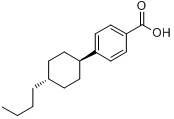 CAS:83626-35-1_反式-4-丁基环己基苯甲酸的分子结构