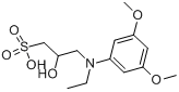 CAS:83777-30-4_N-乙基-N-(2-羟基-3-磺丙基)-3,5-二甲氧基苯胺钠盐的分子结构
