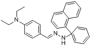 CAS:83890-47-5_4-(二乙氨基)-苯甲醛-1-萘基苯基腙的分子结构