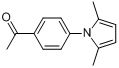 CAS:83935-45-9_N-(4-乙酰苯)-2,5-二甲基吡咯的分子结构